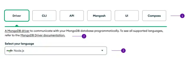 method and language selectors anatomy